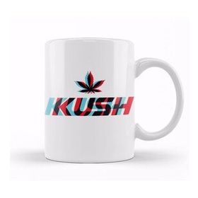 Baskı Dükkanı Marijuana Kush Hologram Kupa