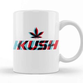 Baskı Dükkanı Marijuana Kush Hologram Kupa