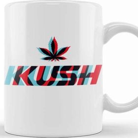 Baskı Dükkanı Marijuana Kush Hologram Kupa