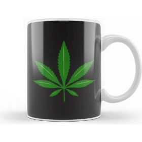 Baskı Dükkanı Marijuana Leaf 01 Kupa