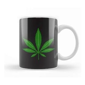 Baskı Dükkanı Marijuana Leaf 01 Kupa