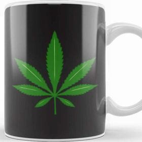 Baskı Dükkanı Marijuana Leaf 01 Kupa
