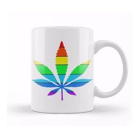 Baskı Dükkanı Marijuana Leaf 02 Kupa