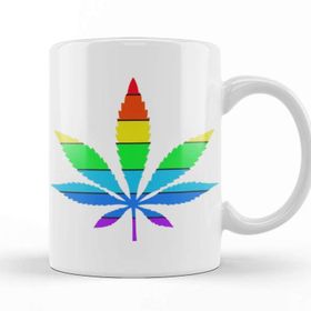 Baskı Dükkanı Marijuana Leaf 02 Kupa