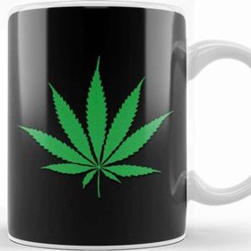 Baskı Dükkanı Marijuana Leaf Kupa