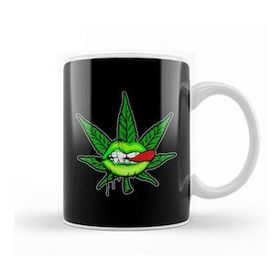 Baskı Dükkanı Marijuana Mouth Kupa