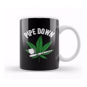 Baskı Dükkanı Marijuana Pipe Down Kupa