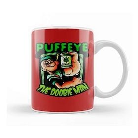 Baskı Dükkanı Marijuana Puffeye Kupa