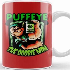 Baskı Dükkanı Marijuana Puffeye Kupa