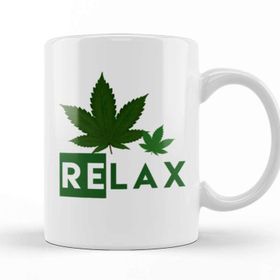 Baskı Dükkanı Marijuana Relax Kupa