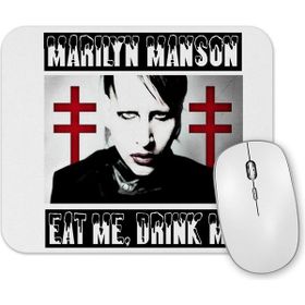 Baskı Dükkanı Marilyn Manson Mouse Pad