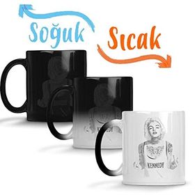 Baskı Dükkanı Marilyn Monroe 02 Sihirli Porselen Kupa