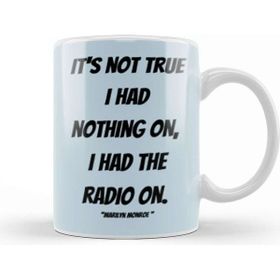 Baskı Dükkanı Marilyn Monroe Quotes Art Gift Vintage Retro Style Kupa