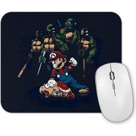 Baskı Dükkanı Mario x Tartarugas Mouse Pad
