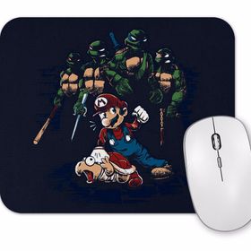Baskı Dükkanı Mario x Tartarugas Mouse Pad