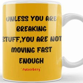 Baskı Dükkanı Mark Zuckerberg Quotes Entrepreneurs Motivation Inspiration Success Gifts Kupa