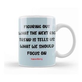Baskı Dükkanı Mark Zuckerberg Quotes Entrepreneurs Motivation Inspiration Success Work Gifts Kupa
