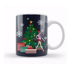 Baskı Dükkanı Mars Around The Christmas Tree Sailor Moon Kupa