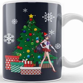 Baskı Dükkanı Mars Around The Christmas Tree Sailor Moon Kupa