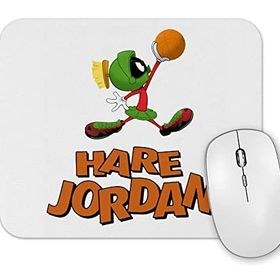 Baskı Dükkanı Martian Basket Hare Jordan Mouse Pad