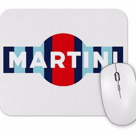 Baskı Dükkanı Martini Martini Racing Stripe Mouse Pad