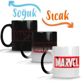 Baskı Dükkanı Marvel Avengers 03 Sihirli Porselen Kupa