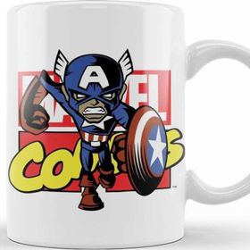 Baskı Dükkanı Marvel Comics Capitan América Kupa