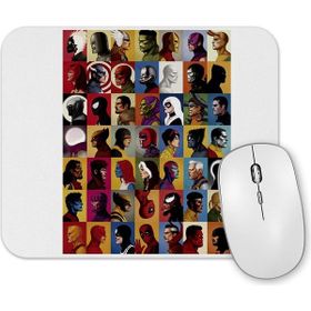 Baskı Dükkanı Marvel Portrait Mouse Pad