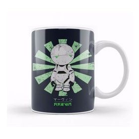 Baskı Dükkanı Marvin Paranoid Android Retro Japanese Kupa