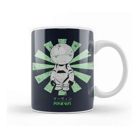 Baskı Dükkanı Marvin Paranoid Android Retro Japanese Kupa