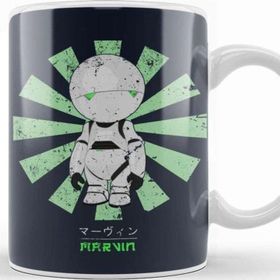 Baskı Dükkanı Marvin Paranoid Android Retro Japanese Kupa