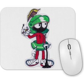 Baskı Dükkanı Marvin the Martian Smoking Mouse Pad