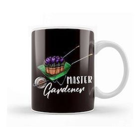Baskı Dükkanı Master Gardener Flowers Plants Gardening Garden Botanical Kupa