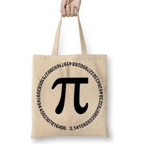 Baskı Dükkanı Matematik Daire Pi Sayısı Bez Çanta
