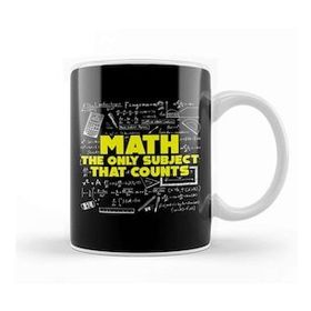 Baskı Dükkanı Math The Only Subject That Counts Funny Pun Kupa