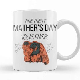 Baskı Dükkanı Mathers Day 2021 Our Furst Mather's Day Together Kupa