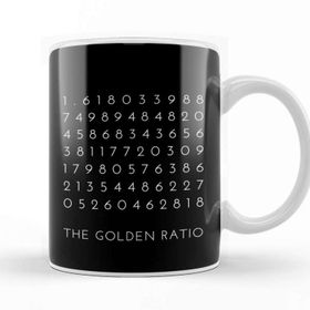 Baskı Dükkanı Maths and Science Fibonacci Golden Ratio Kupa