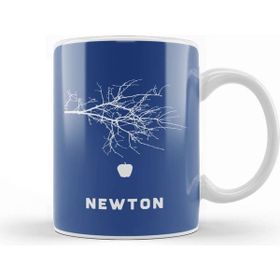 Baskı Dükkanı Maths and Science Isaac Newton Apple Tree Kupa