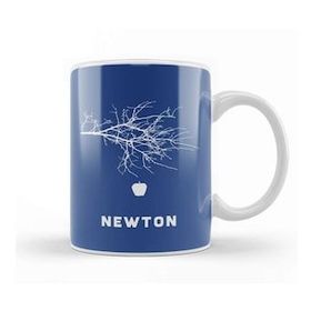 Baskı Dükkanı Maths and Science Isaac Newton Apple Tree Kupa