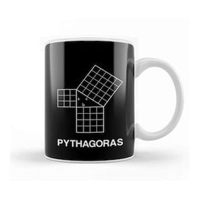 Baskı Dükkanı Maths and Science Pythagoras Cubes Kupa