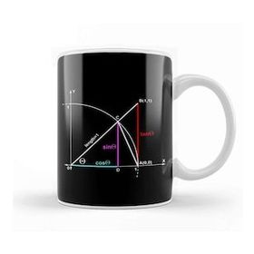 Baskı Dükkanı Maths and Science Trigonometry Sin Tan Cos Kupa
