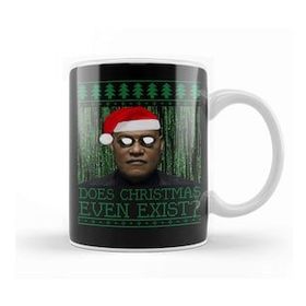 Baskı Dükkanı Matrix Morpheus Christmas Knit Kupa