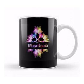 Baskı Dükkanı Mauritania Gift Tie Dye Watercolor Kupa