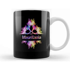 Baskı Dükkanı Mauritania Gift Tie Dye Watercolor Kupa