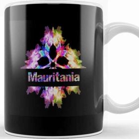 Baskı Dükkanı Mauritania Gift Tie Dye Watercolor Kupa