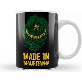 Baskı Dükkanı Mauritania Heritage Mauritanian Roots Barcode Kupa