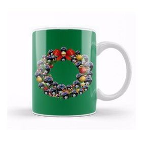 Baskı Dükkanı Maverick Top Gun Multiface Christmas Wreath Kupa