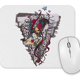 Baskı Dükkanı Maxine Caulfield Life is Tattooed Mouse Pad