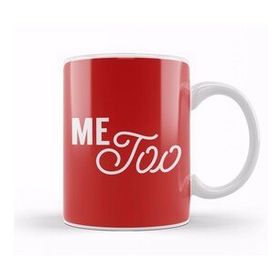 Baskı Dükkanı Me too Caligraphy Text Kupa