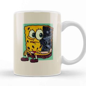 Baskı Dükkanı Mecha Sponge Süngerbob Kupa